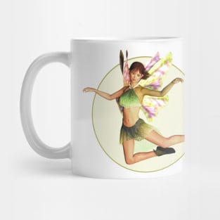 Flying fairy faerie elf butterfly wings Mug